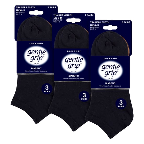 9er Pack Herren Diabetiker Trainingssocken, Socken mit weitem Knöchel für geschwollene Füße - Image 2