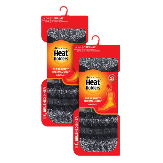 2 Paar Herren Winter Crew Hausschuhsocken - Image 2