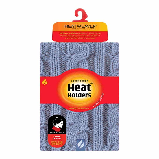 Damen Kabelstrick Winter Fleece gefütterter Thermo Nackenwärmer - Image 2
