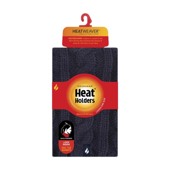 Damen Kabelstrick Winterfleece gefütterter thermischer Nackenwärmer - Image 2