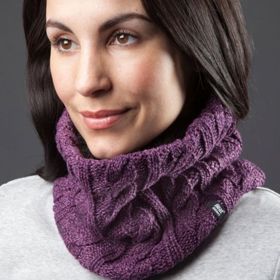 Damen Kabelstrick Winterfleece gefütterter thermischer Nackenwärmer - Image 3