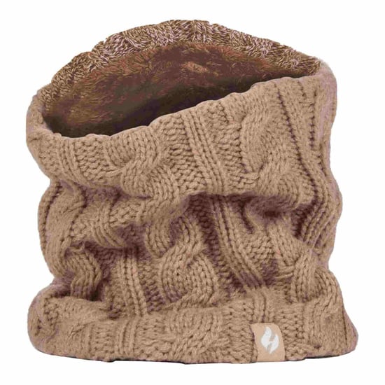 Damen Kabelstrick Winter Fleece gefütterter thermischer Halswärmer - Image 1