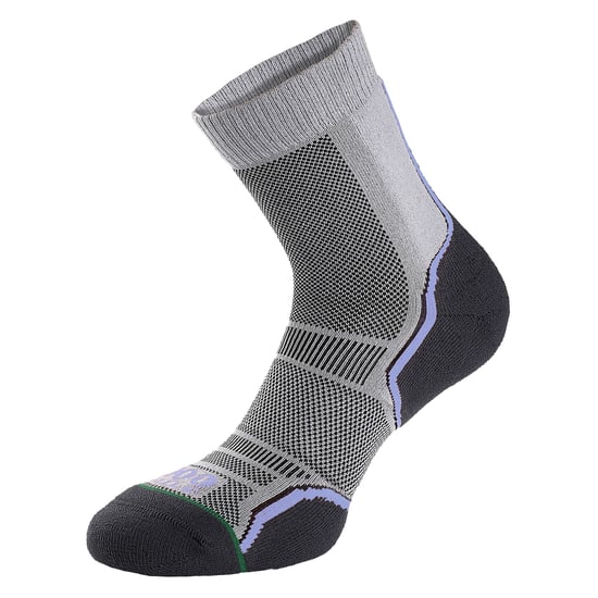 1000 Mile - 2er-Pack Damen Trail Einlagige Feuchtigkeitsableitende Merinowollsocken - Grau - Image 5
