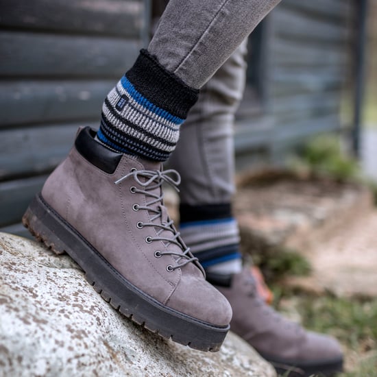 Herren Thermo-Muster Pilling Socken mit Streifen für den Winter - Image 4