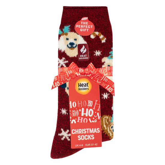 Damen Lite Thermo Weihnachtsstrumpf mit Muster - Image 2