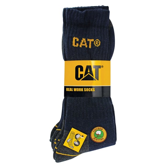 Herren 3er-Pack Echtes Arbeitsbaumwollsocken - Image 2