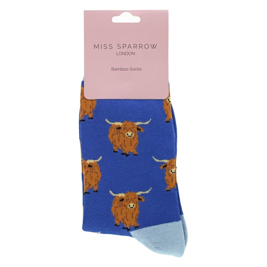 Damen Highland-Rinder Socken | Lustige Damenbambus-Socken Geschenkideen für Rinderliebhaber - Image 2