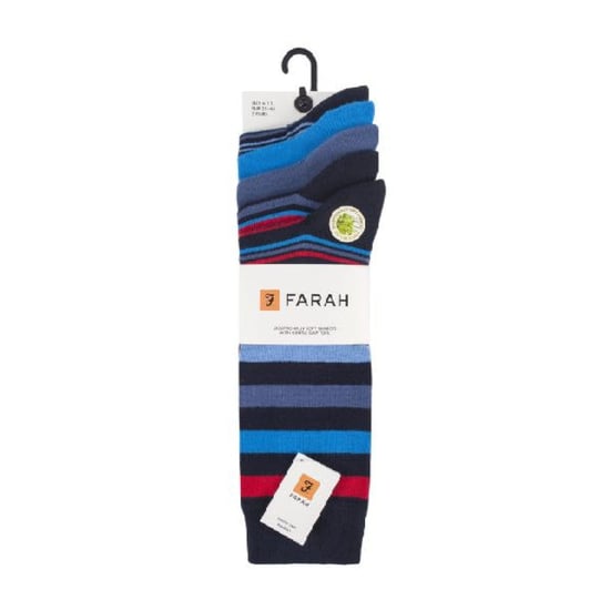5er Pack Herren Bambus Socken mit bunten Streifenmuster - Image 2