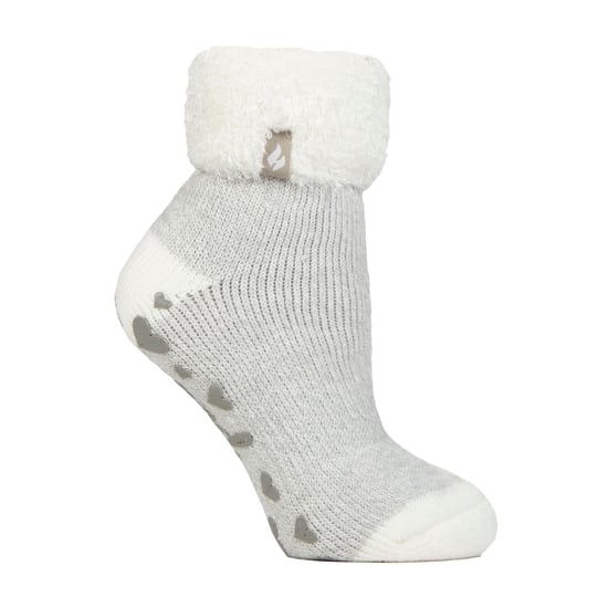 Damen Rippstrick-Bündchen Thermo-Bett-Socken zum Entspannen - Image 1