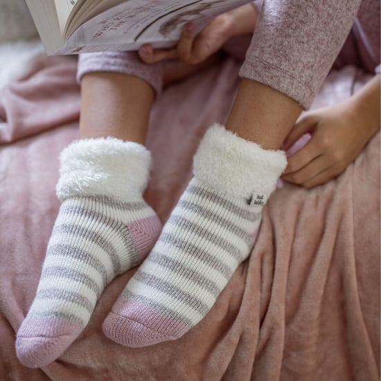 Damen Rippstrick-Bündchen Thermo-Bett-Socken zum Entspannen - Image 5