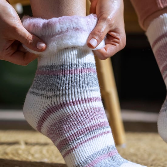 Damen Winter Thermosocken mit abwechslungsreichem Streifenmuster für den Winter - Image 3