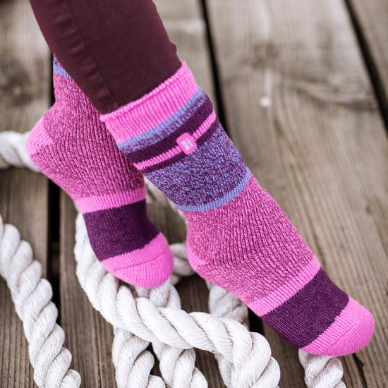 Damen Winter Thermosocken mit abwechslungsreichem Streifenmuster für den Winter - Image 5