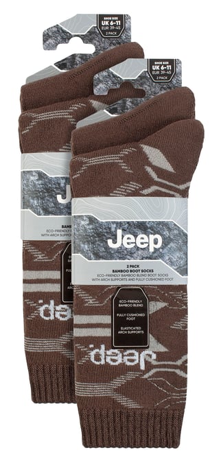 Herren Bambus-Stiefelsocken | Dicke strapazierfähige Socken | Socken ideal für Wanderungen - Image 2