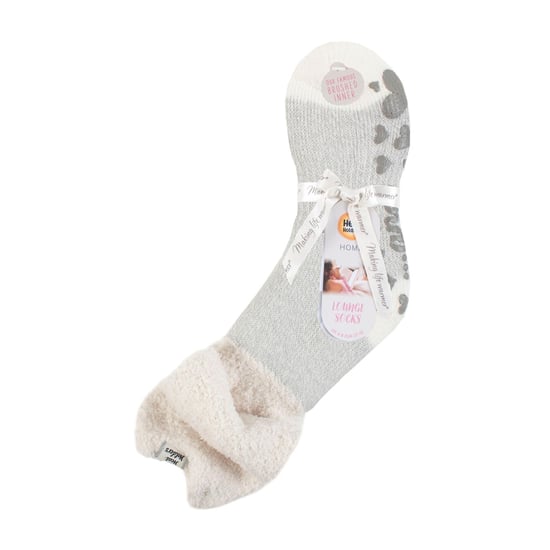 Damen Flauschige Schlupfoberteile Rutschfeste Thermo-Bett-Socken - Image 2