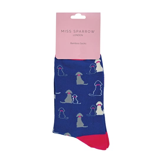 1 Pack Damen-Socken mit lustigem Hunde-Muster aus Bambus - Image 2
