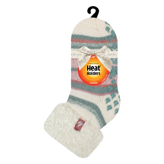 Damen Weiche Streifen-Loungewollsocken für den Winter - Image 2