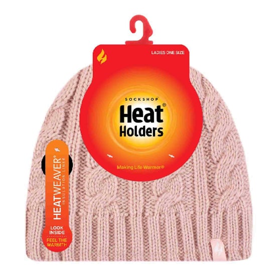 Damen Kabelstrick 3.4 Tog Fleecegefütterte Thermo-Wintermütze - Image 2