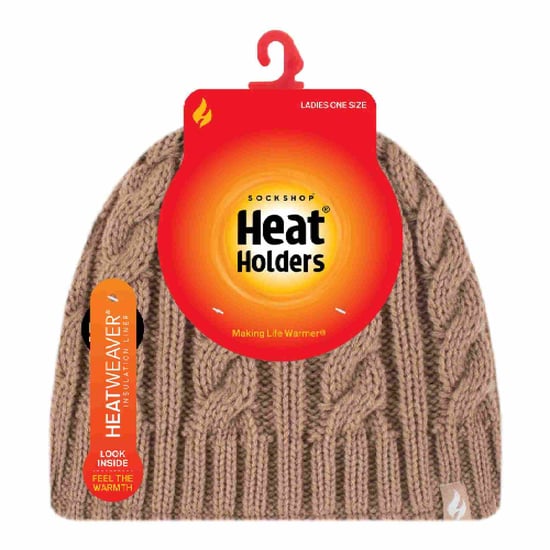 Damen Kabelstrick 3,4 Tog Fleece-Futter Thermo Wintermütze - Image 2