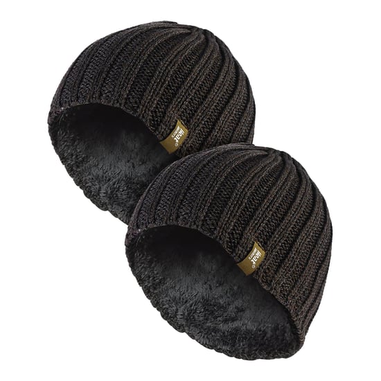 Männer Chunky Weicher Winter Rib Hat - 2er Pack - Image 1