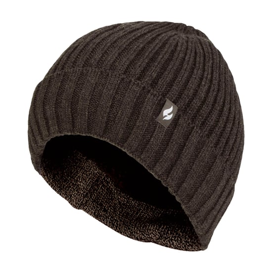 Herren 3,6 TOG Fleecegefütterte Thermobeanie mit umschlagbarem Saum für den Winter - Image 1