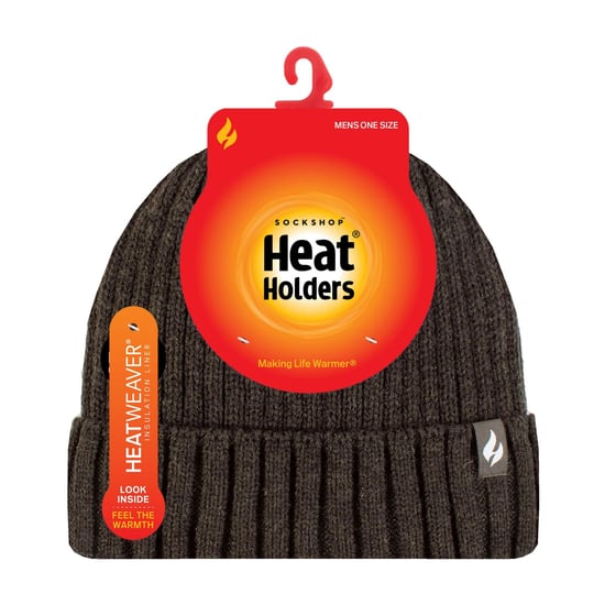 Herren 3,6 TOG Fleecegefütterte Thermobeanie mit umschlagbarem Saum für den Winter - Image 2