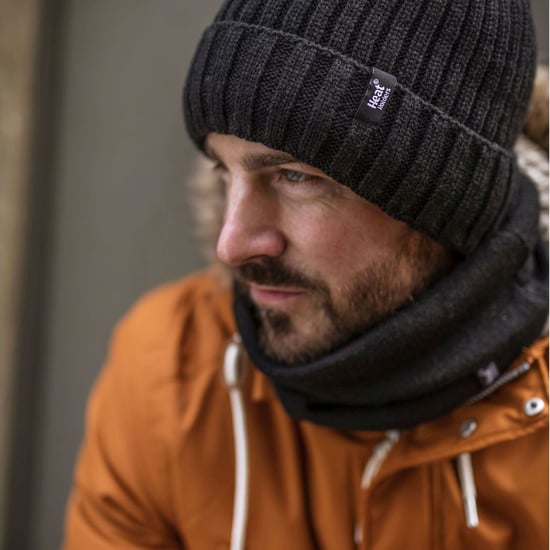 Herren 3,6 TOG Fleecegefütterte Thermobeanie mit umschlagbarem Saum für den Winter - Image 3