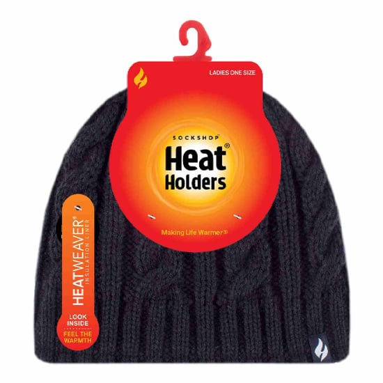 Damen Kabelstrick 3,4 Tog Fleece gefütterte thermische Wintermütze - Image 2