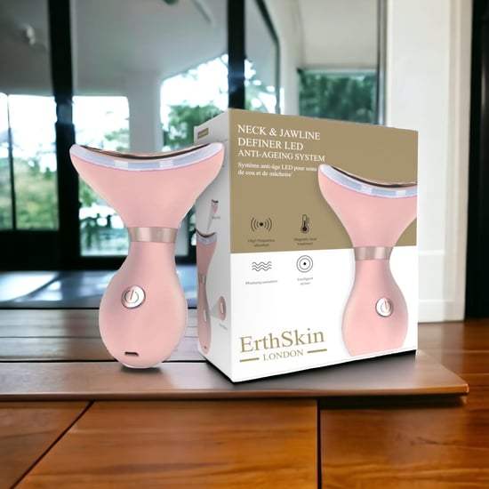 Hals & Kieferlinie Definer LED Anti-Ageing System - ( Farbe Pink ) - Image 6
