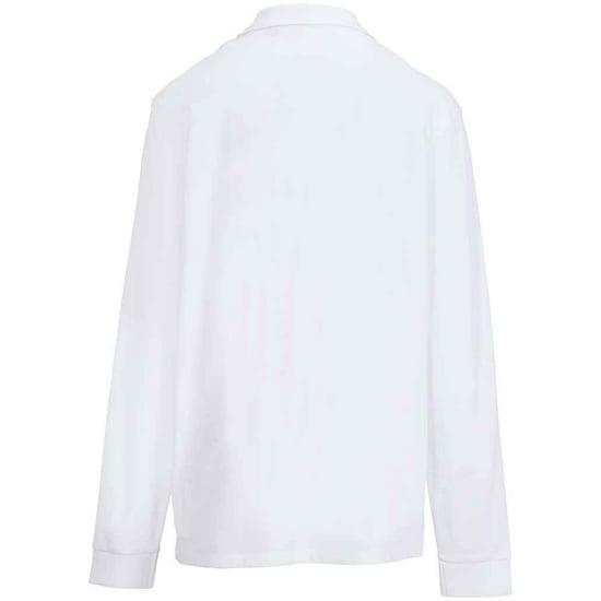 SOLS Unisex-Erwachsene Piqué-Langarm-Poloshirt (Weiß) - Image 2