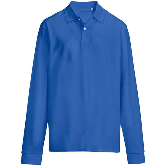 SOLS Unisex-Erwachsene Piqué-Langarm-Poloshirt (Königsblau) - Image 1