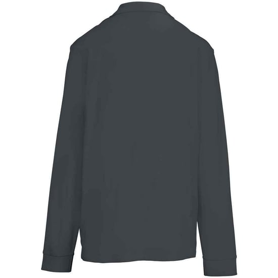 SOLS Unisex-Erwachsene Piqué-Langarm-Poloshirt (Maus Grau) - Image 2