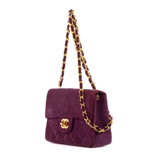 Rare Mini Suede Square Flap  Umhängetasche - Image 2