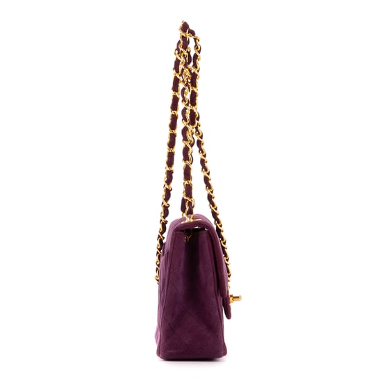 Rare Mini Suede Square Flap  Umhängetasche - Image 5