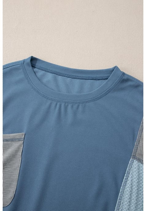 Azura Exchange Damen Patchwork Langarm-Sweatshirt - Image 2