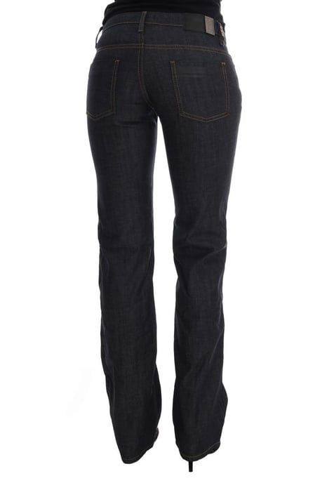 Costume National Damen Dunkelblaue Baumwoll-Jeans im Klassischen Schnitt - Image 3