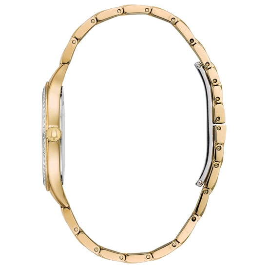Bulova Crystal / Dress Gold Damen Armbanduhr 98X119 - Image 2