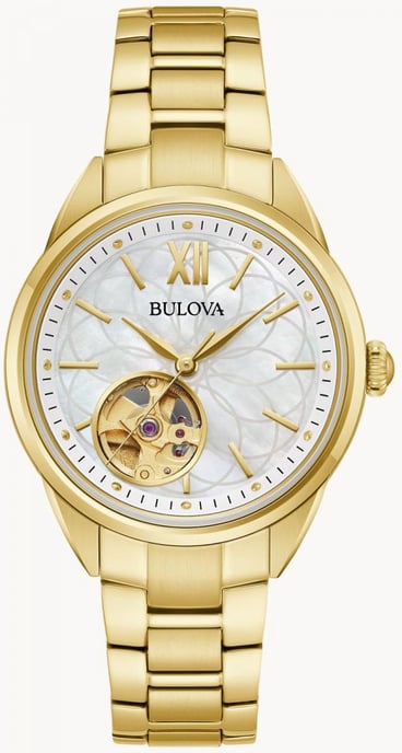 Bulova Sutton Gold Damen Armbanduhr 97L172 - Image 1