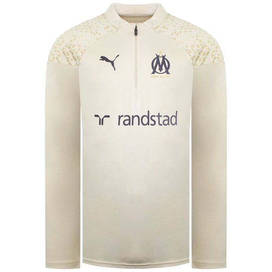 Puma Olympique Marseille Sandfarbenes Herren-Fußballoberteil - Image 1