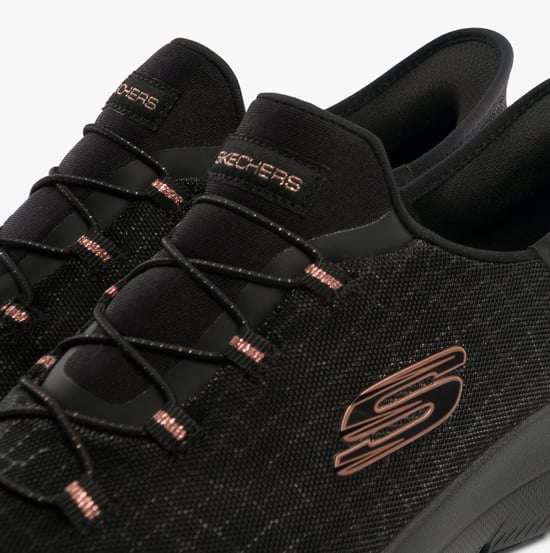 150128/BKGD SUMMITS-CLASSY NIGHT Damen Sneakers Schwarz/Gold - Image 5