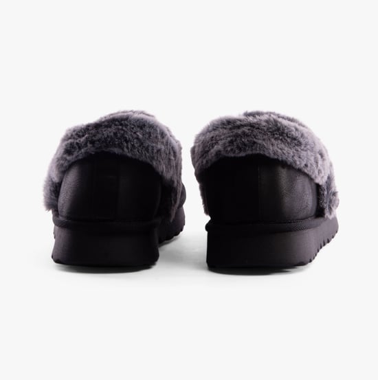 Skechers Cozy Up Damen Hausschuhe Aus Polyester In Schwarz - Image 4
