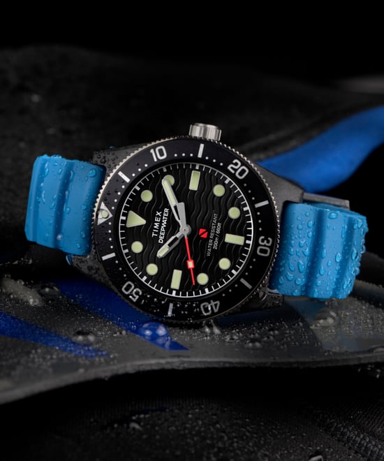 Timex Deep Water Reef Blau Herren Armbanduhr TW2Y02500 - Image 5