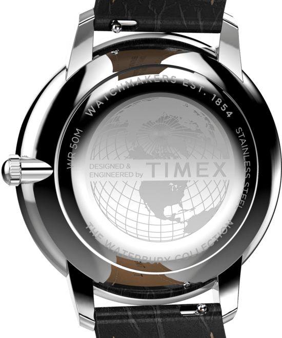 Timex Waterbury Metropolitan Herren Schwarz Uhr TW2Y23100 - Image 3