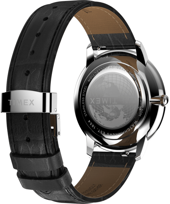 Timex Waterbury Metropolitan Herren Schwarz Uhr TW2Y23100 - Image 4
