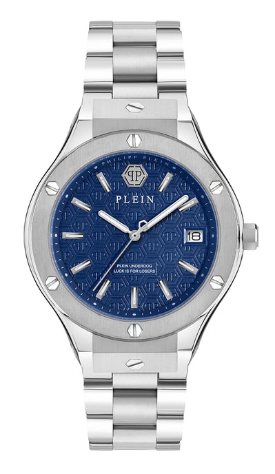 Philipp Plein Plein Underdog Silber Herren Armbanduhr PWUFA0425 - Image 1