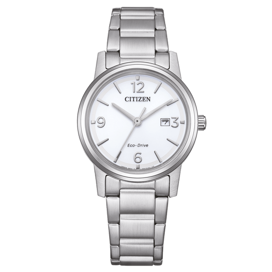 Citizen Damen Silberne Uhr EW2720-57A - Image 1