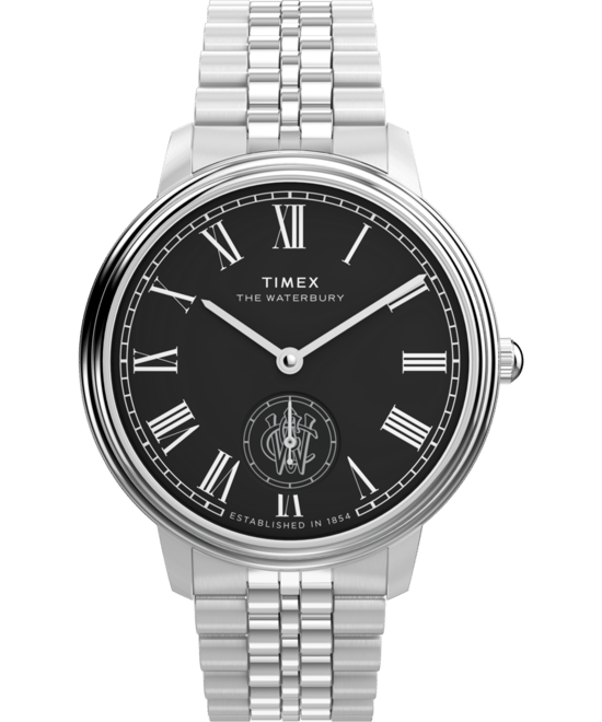 Timex Waterbury Metropolitan Herren Silber Uhr TW2Y23300 - Image 1