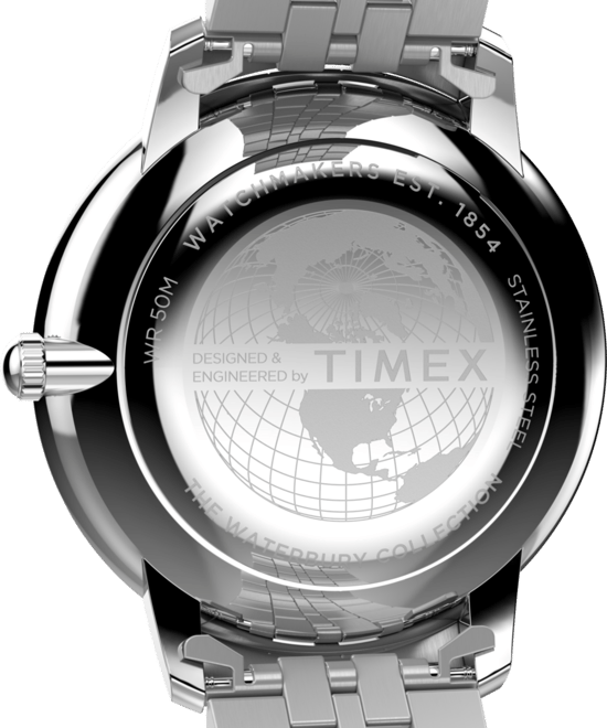 Timex Waterbury Metropolitan Herren Silber Uhr TW2Y23300 - Image 3