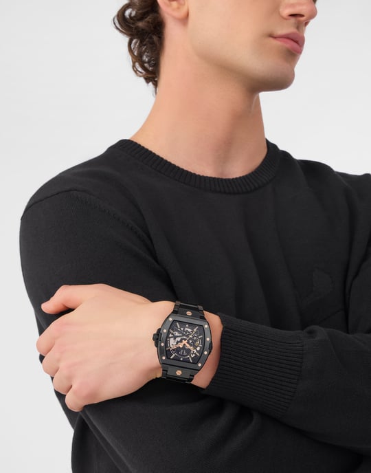 Philipp Plein The $keleton2.0 Schwarz Herren Armbanduhr PWJFA0725 - Image 3