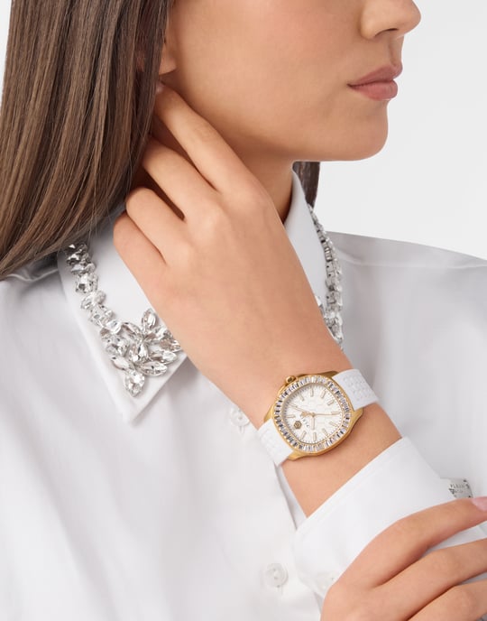Philipp Plein The $pectre Weiß Damen Armbanduhr PWTAA0924 - Image 3
