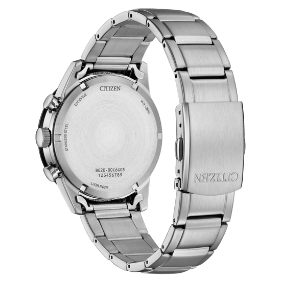 Citizen Herren Silber Uhr CA4624-56X - Image 2